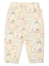 Stella Mccartney All Over Graphic Print Trousers In White