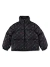 Stella Mccartney Multilogo Downjacket In Black