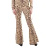 Stella Mccartney All-over Motif High-rise Flared Pants In Multi