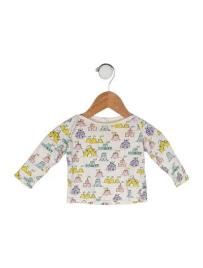 Pre-owned Stella Mccartney Babies' All Over Print Long Sleeve Shirt In Neutrals