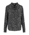 Stella Mccartney Star-print Blouse In Black