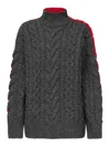 Stella Mccartney All-over Woven Sweater In Red
