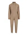 Stella Mccartney Alma Zippered Linen-blend Jumpsuit In Multi