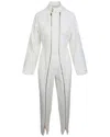 Stella Mccartney Alma All-in-one Linen-blend Jumpsuit In White