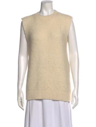 Pre-owned Stella Mccartney Alpaca Crew Neck Sweater In Neutral