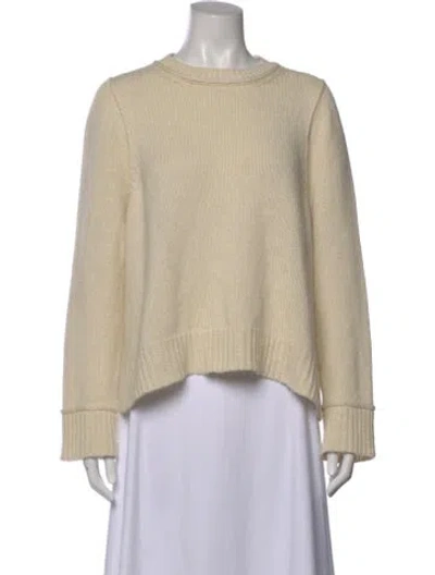 Pre-owned Stella Mccartney Alpaca Crew Neck Sweater In Neutral