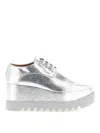 Stella Mccartney Metallic Eva Platform Flat In Silver