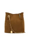 Stella Mccartney Biscuit Alter Suede Bucket Bag In Brown
