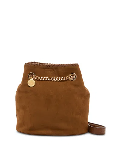 Stella Mccartney Alter Convertible Bucket Bag In Brandy