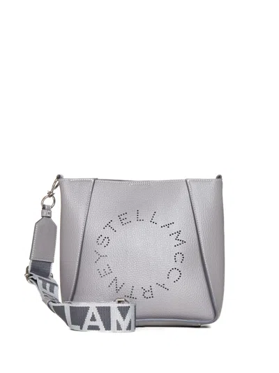 Stella Mccartney Alter Grainy Shoulder Bag In Smoke