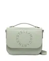 Stella Mccartney Alter Logo Flap Top Handle Bag In Sage