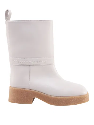 STELLA MCCARTNEY ALTER MAT BOOTS WITH EMBOSSED LOGO