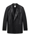 Stella Mccartney Alter Mat Double-breasted Blazer In Black