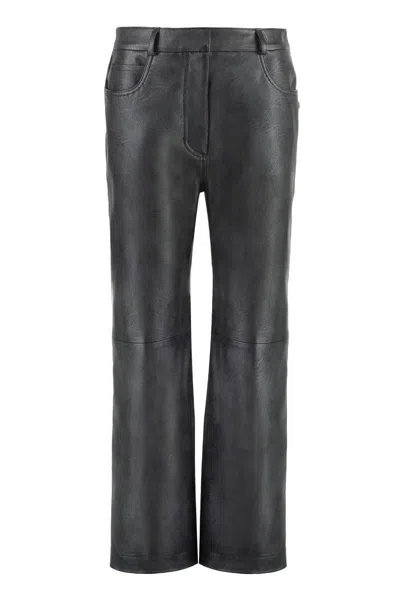 STELLA MCCARTNEY STELLA MCCARTNEY ALTER MAT FAUX LEATHER TROUSERS