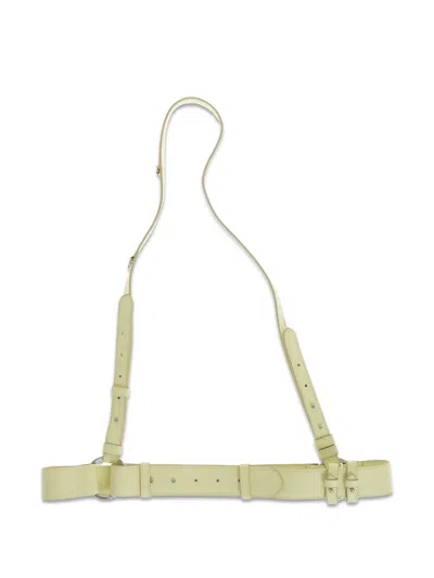 Stella Mccartney Alter Mat Faux-leather Harness Belt In Neutral