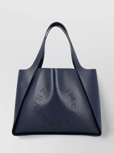 Stella Mccartney Alter Mat Logo Tote In Denim Blue