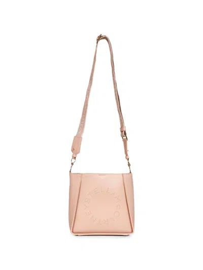 Stella Mccartney Alter Mat Micro-stud Shoulder Bag In Pink