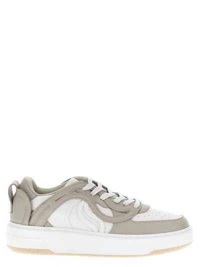 Stella Mccartney S-wave 1 Panelled Sneakers In White