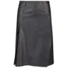 Stella Mccartney Alter Mat Split Front A-line Skirt In Black