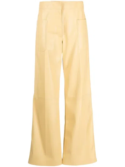 Stella Mccartney Alter Mat Wide-leg Loose-fit Trousers In Nude