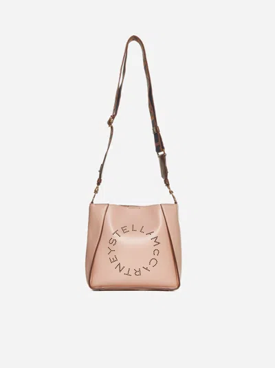 Stella Mccartney Mini Alter Mat Crossbody Bag In Blush