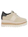 Stella Mccartney Sneakelyse Vegan Colorblock Platform Sneakers