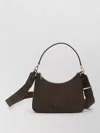 Stella Mccartney Alter Suede Hobo Shoulder Bag Medium In Brown