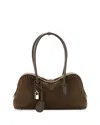 Stella Mccartney Alter Suede Tote In Brown
