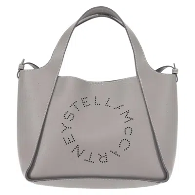 Pre-owned Stella Mccartney Alter Tote Leather Gray Leather Tote Bag Bag ()