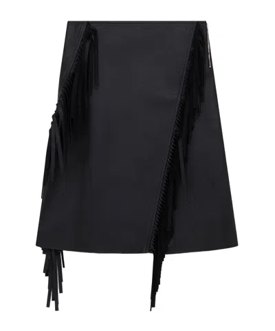 STELLA MCCARTNEY STELLA MCCARTNEY FRINGED MIDI SKIRT