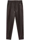 Stella Mccartney Drawstring Alter Mat Joggers In Brown