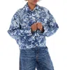 Stella Mccartney Animal Forest-print Denim Cotton Jacket, Size Small