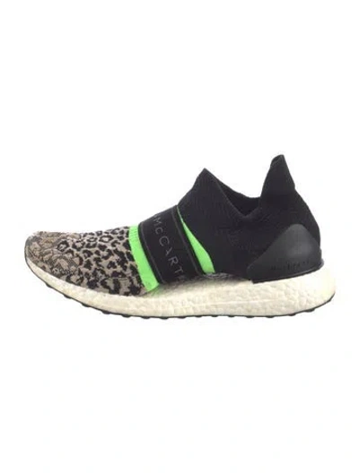 Pre-owned Stella Mccartney Animal Print Athletic Sneakers In Black