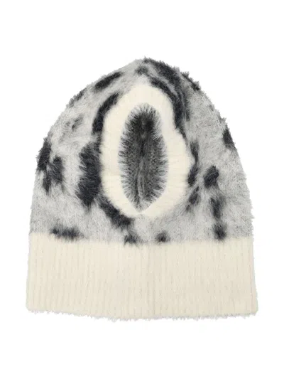 Stella Mccartney Kids' Animal-print Balaclava In Neutrals