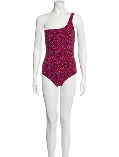 Pre-owned Stella Mccartney Animal Print One-piece In Pink