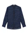 Stella Mccartney Animal Print Shirt In Blue