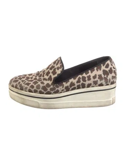Pre-owned Stella Mccartney Animal Print Sneakers In Neutral