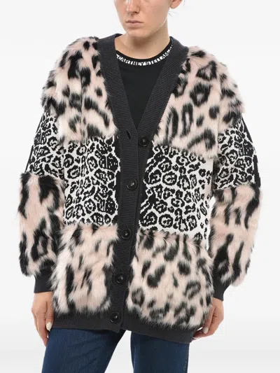Stella Mccartney Animalier-print Cardigan In Multi