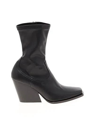 Pre-owned Stella Mccartney Ankle Boots In Black
