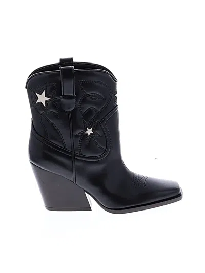 Pre-owned Stella Mccartney Ankle Boots In Black
