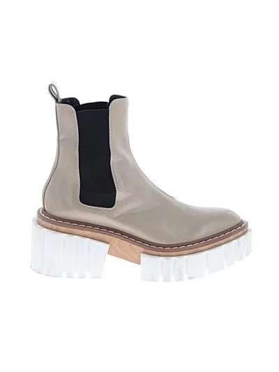 Pre-owned Stella Mccartney Ankle Boots In Gray