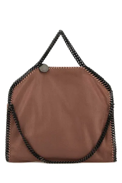 Stella Mccartney Antiqued Pink Shaggy Deer Medium Falabella Handbag In Pattern