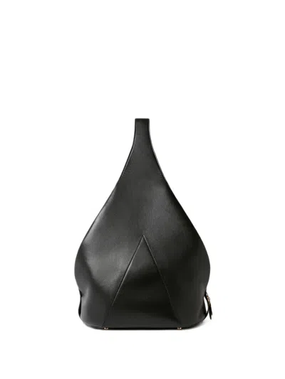 Stella Mccartney Appaloosa Medium Bucket Bag In Black