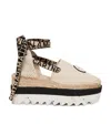 Stella Mccartney Beige Gaia Little Black Bunny Espadrilles In Nude