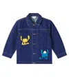 Stella Mccartney Appliqué Denim Jacket In Blue