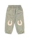 Stella Mccartney Appliqué-detail Cotton Jeans In Grey