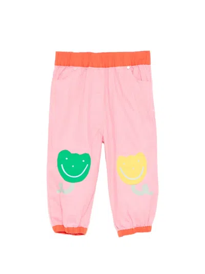 Stella Mccartney Babies' Appliqué Trousers In Pink