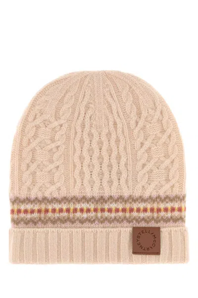Stella Mccartney Apres Ski Fair Isle Beanie In Neutral