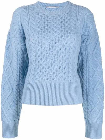 STELLA MCCARTNEY ARAN-KNIT CROPPED JUMPER
