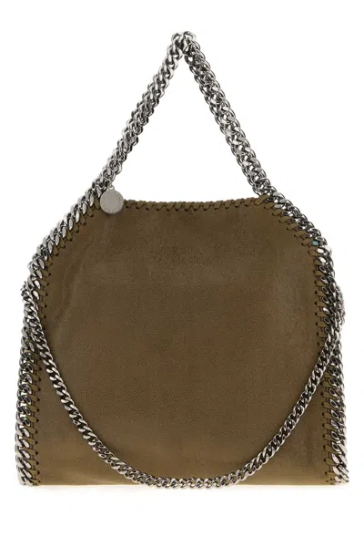 Stella Mccartney Army Green Shaggy Deer Mini Falabella Handbag